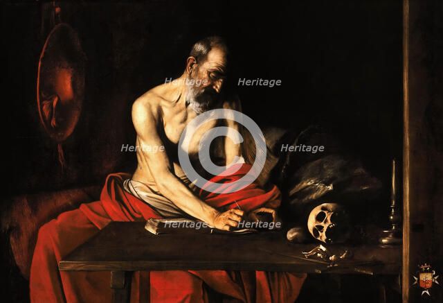 Saint Jerome in his Cell, ca 1608.