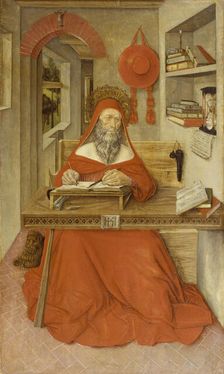 Saint Jerome in His Study, 1451. Creator: Antonio da Fabriano II