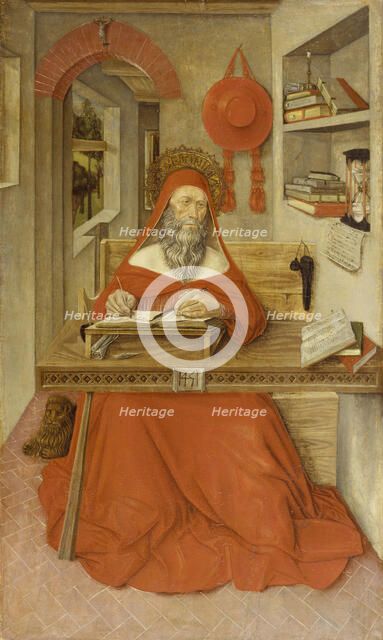 Saint Jerome in His Study, 1451. Creator: Antonio da Fabriano II.