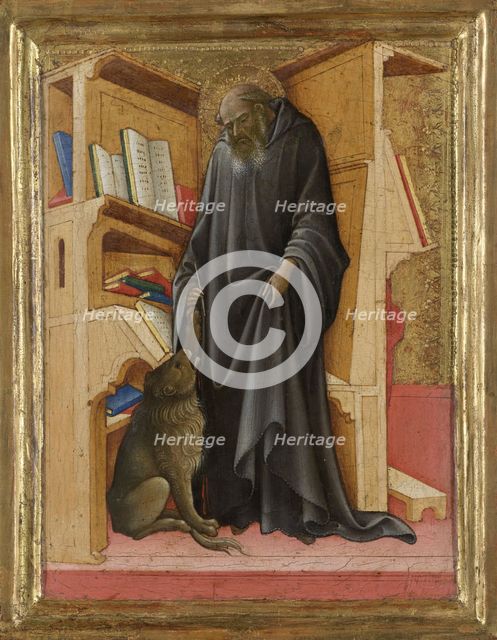 Saint Jerome in his Study, c.1420. Creator: Lorenzo Monaco.