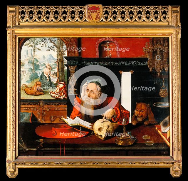Saint Jerome in his study, c16th century. Creator: Unknown.
