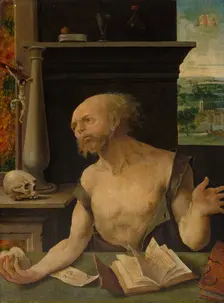 Saint Jerome in Penitence, 1525/30. Creator: Master of the Lille Adoration