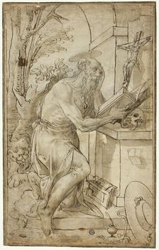Saint Jerome in Penitence, 1575/85. Creator: Unknown