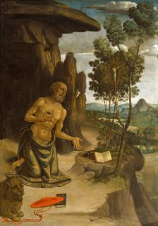 Saint Jerome in the Wilderness, 1475-1480. Creator: Bernardino Pinturicchio