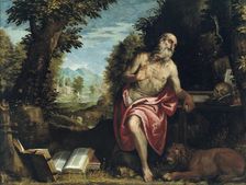 Saint Jerome in the Wilderness, 1585/90. Creator: Workshop of Veronese