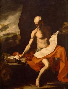 Saint Jerome in the Wilderness, between 1645 and 1685. Creator: Workshop of Jusepe de Ribera