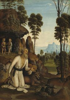 Saint Jerome in the Wilderness, c. 1490/1500. Creator: Perugino