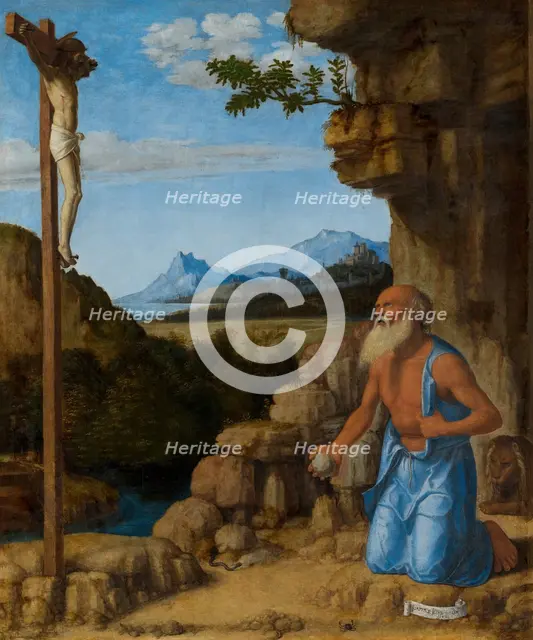 Saint Jerome in the Wilderness, c. 1500/1505. Creator: Giovanni Battista Cima da Conegliano.