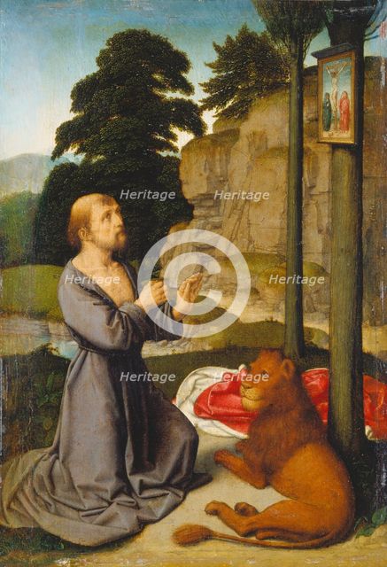 Saint Jerome in the Wilderness, c1510. Creator: Gerard David.