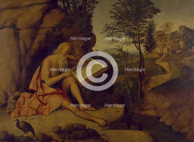 Saint Jerome in the Wilderness, c1510. Creator: Marco Basaiti.
