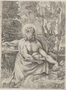 Saint Jerome in the Wilderness, ca. 1591. Creator: Annibale Carracci