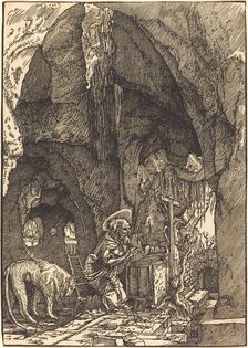Saint Jerome in the Cave, 1515. Creator: Albrecht Altdorfer