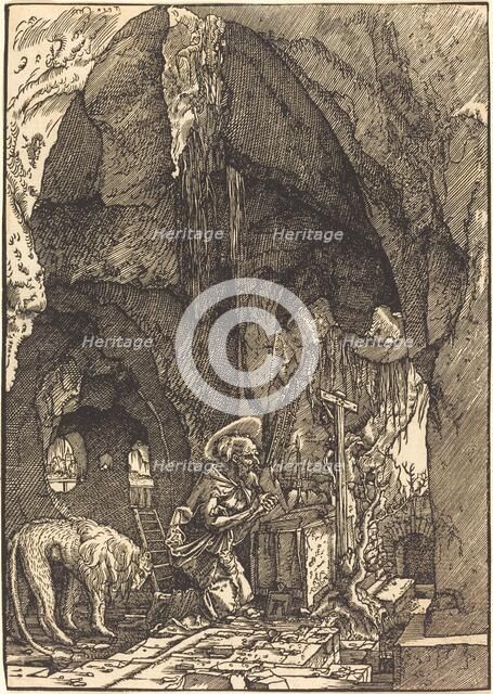 Saint Jerome in the Cave, 1515. Creator: Albrecht Altdorfer.