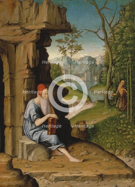 Saint Jerome in the Desert. Artist: Montagna, Bartolomeo (1449-1523)