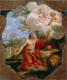 Saint Jerome in the Desert, c1637. Creator: Pietro da Cortona