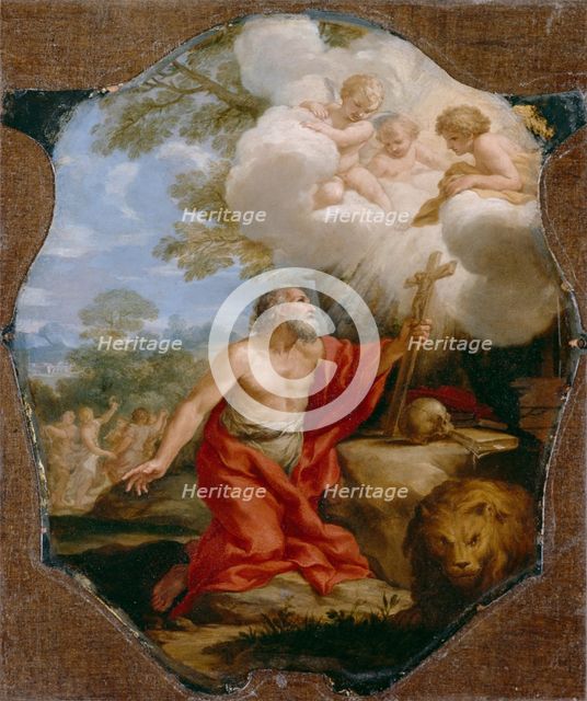 Saint Jerome in the Desert, c1637. Creator: Pietro da Cortona.