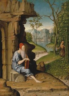 Saint Jerome in the Desert, unknown date. Creator: Bartolomeo Montagna