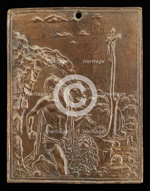 Saint Jerome, late 15th - early 16th century. Creator: Moderno.