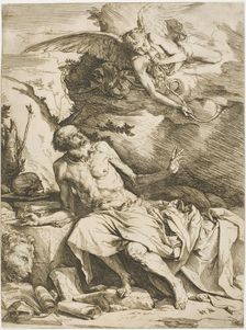 Saint Jerome Listening to the Trumpet of the Last Judgment, 1622-25. Creator: Jusepe de Ribera