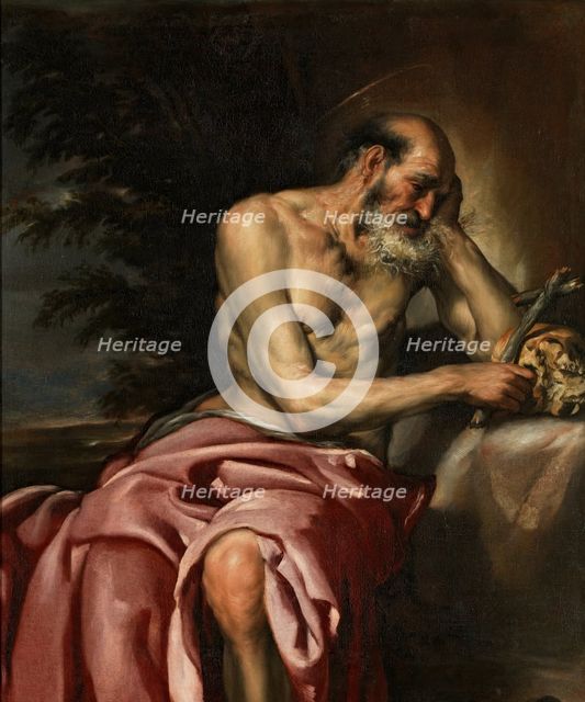 Saint Jerome Penitent, 2nd quarter of the 17th century. Creator: Diego Polo the Younger.