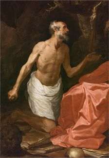 Saint Jerome Penitent, c1650. Creator: Francisco Herrera