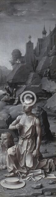 Saint Jerome Penitent [right panel], c. 1509/1512. Creator: Jan Gossaert.