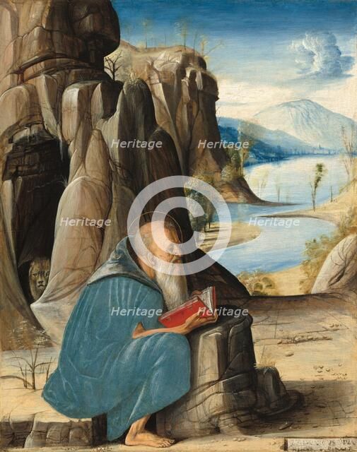 Saint Jerome Reading, c. 1476. Creator: Alvise Vivarini.