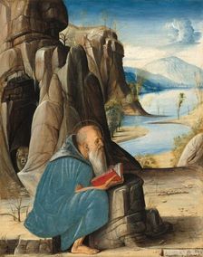 Saint Jerome Reading, c. 1476. Creator: Alvise Vivarini