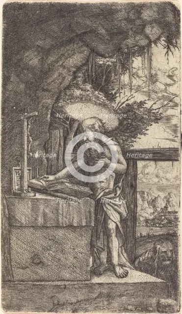 Saint Jerome Reading, c. 1515/1520. Creator: Albrecht Altdorfer.