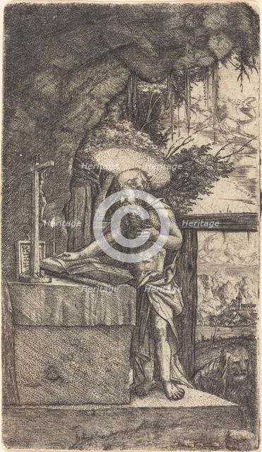 Saint Jerome Reading, c. 1515/1520. Creator: Albrecht Altdorfer.