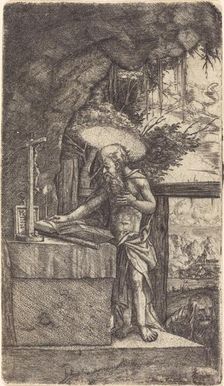 Saint Jerome Reading, c. 1515/1520. Creator: Albrecht Altdorfer