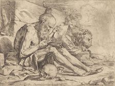 Saint Jerome Reading, c. 1624. Creator: Jusepe de Ribera