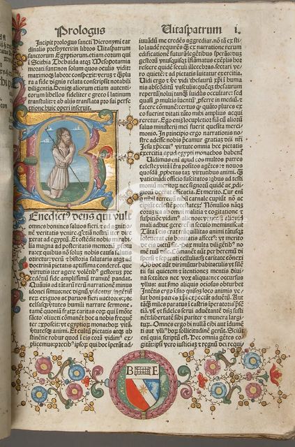 Saint Jerome's Lives of the Fathers, 1483. Creator: Unknown.