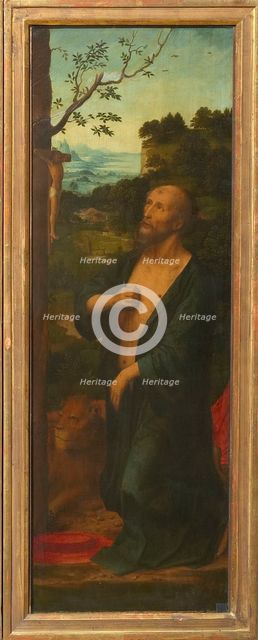 Saint Jerome (Wing of a triptych) , 1530s. Creator: Isenbrant, Adriaen (1490-1551).