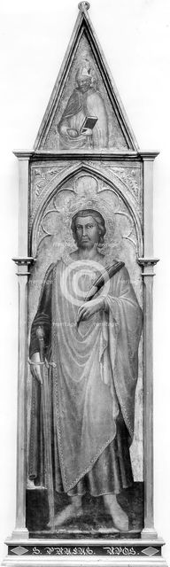 Saint Julian the Hospitaler (with Saint Nicholas of Bari). Creator: Martino di Bartolomeo di Biagio.