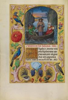 Saint Julianus and his Wife; Spinola Hours, about 1510-1520. Creator: Master of James IV of Scotland