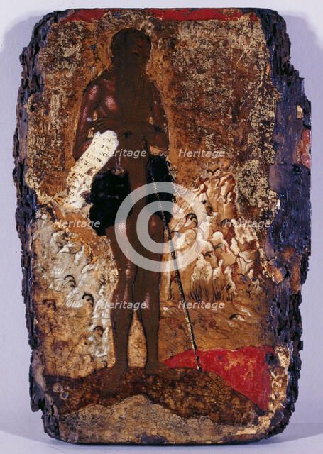 Saint Onuphrius, between 1500 and 1600. Creator: Cretan School.