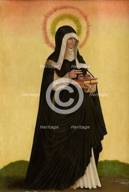 Saint Odile , 1519. Creator: Master of the Danube School (active 1510-1515).