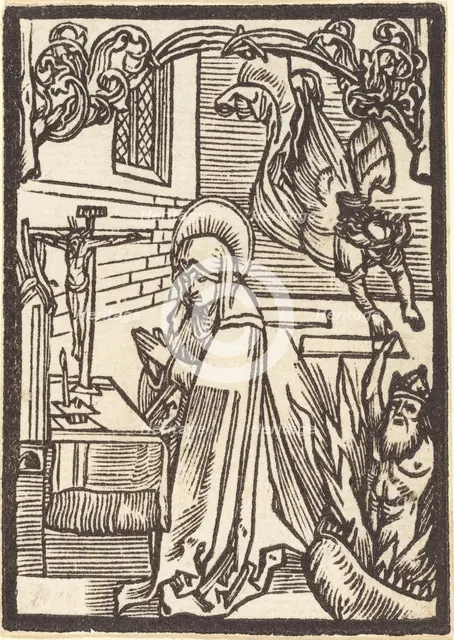 Saint Odilia, c. 1500. Creator: Albrecht Durer.