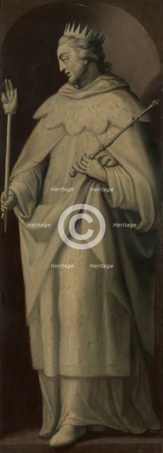 Saint Louis IX, King of France, late 16th century. Creator: Abraham de Rijcke.