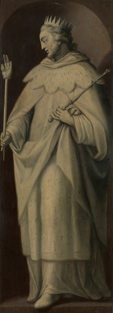 Saint Louis IX, King of France, late 16th century. Creator: Abraham de Rijcke