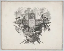 Saint Louis Vignette, 1772. Creator: Pierre Philippe Choffard