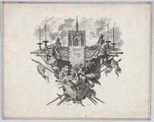 Saint Louis Vignette, 1772. Creator: Pierre Philippe Choffard