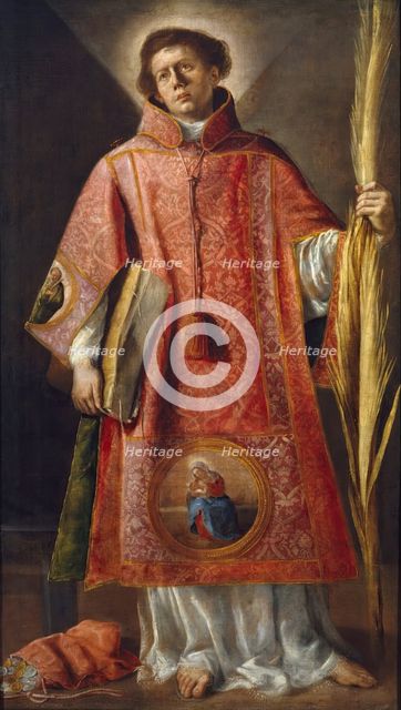 Saint Lawrence, 1632. Creator: Luis Fernández.