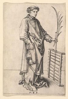 Saint Lawrence, ca. 1435-1491. Creator: Martin Schongauer