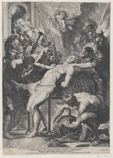 Saint Lawrence at the Stake, ca. 1621-1750. Creator: Anon
