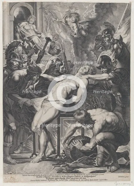 Saint Lawrence at the Stake, ca. 1621-1750. Creator: Anon.