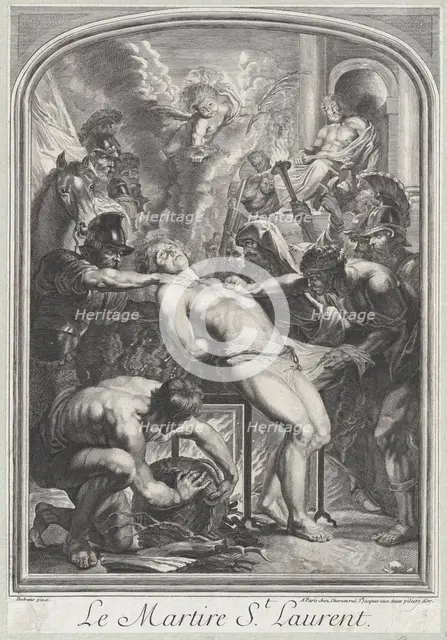 Saint Lawrence at the Stake, ca. 1700-29. Creator: Anon.