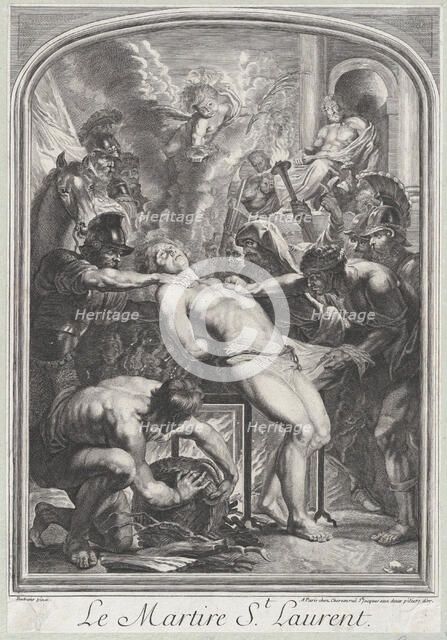 Saint Lawrence at the Stake, ca. 1700-29. Creator: Anon.