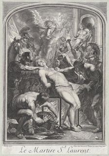 Saint Lawrence at the Stake, ca. 1700-29. Creator: Anon